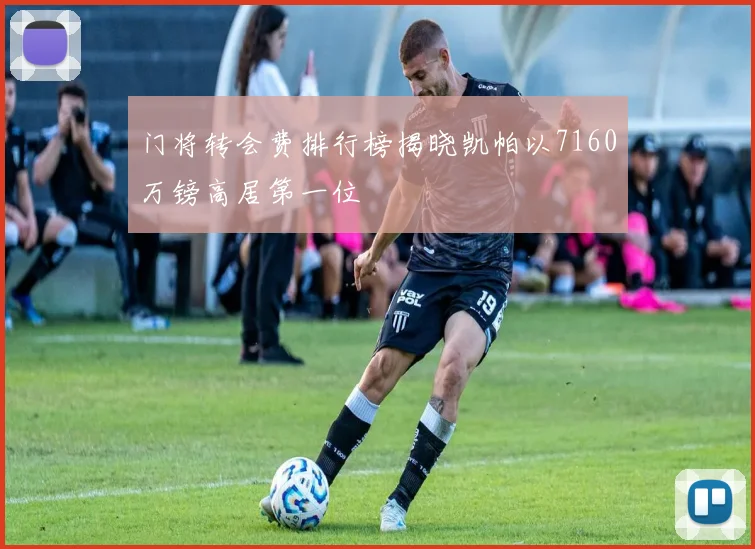 门将转会费排行榜揭晓凯帕以7160万镑高居第一位